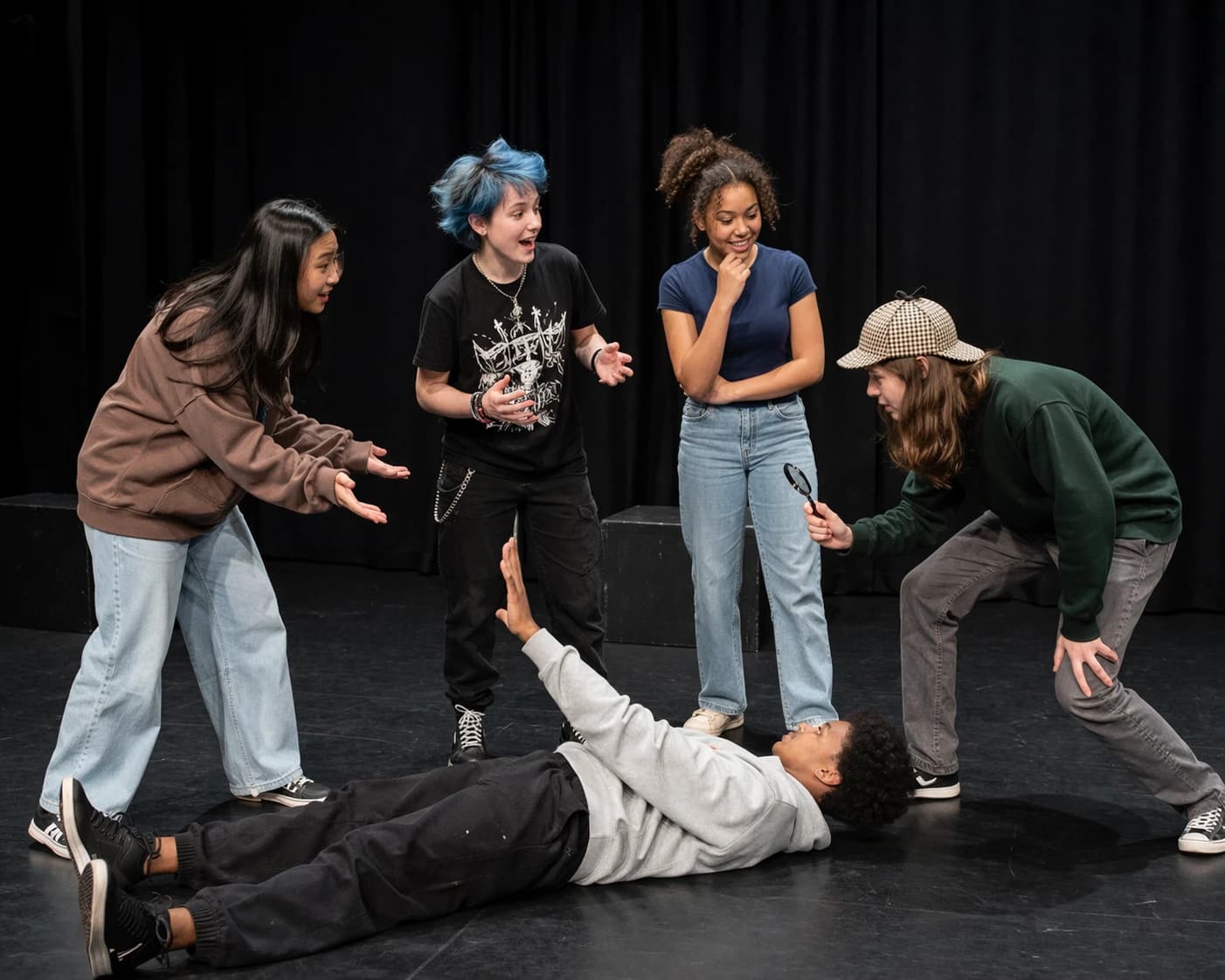 Youth drama club improv class