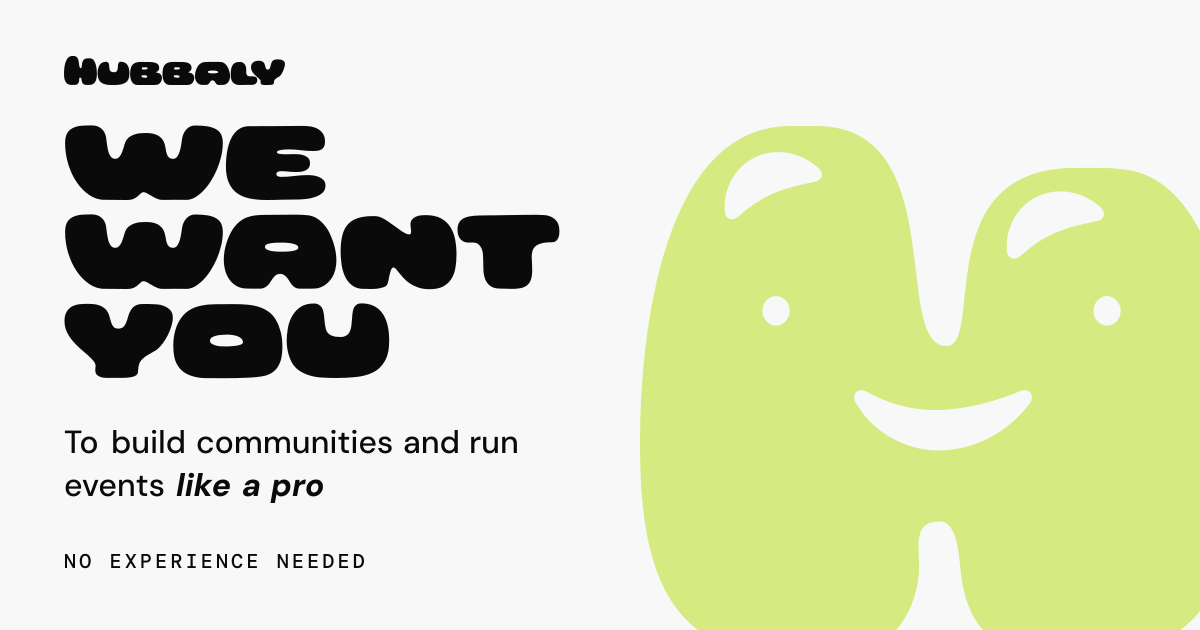 Hubbaly | The system for communities that meet in person